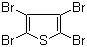 structure of CAS# 3958-03-0, Tetrabromothiophene;2,3,4,5-Tetrabromothiophene