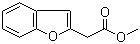 苯并呋喃-2-乙酸甲酯分子结构 (CAS 39581-61-8)