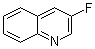 结构式 CAS# 396-31-6, 3-氟喹啉