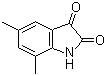 5,7-Dimethyl-1H-indole-2,3-dione molecular structure (CAS 39603-24-2)
