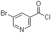 结构式 CAS# 39620-02-5, 5-溴烟酰氯