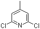 structure of CAS# 39621-00-6, 2,6-Dichloro-4-methylpyridine