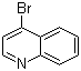 结构式 CAS# 3964-04-3, 4-溴喹啉