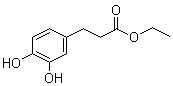 Ethyl dihydrocaffeate molecular structure (CAS 3967-57-5)
