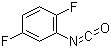 结构式 CAS# 39718-32-6, 2,5-二氟苯基异氰酸酯