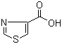 4-Thiazolecarboxylic acid molecular structure (CAS 3973-08-8)