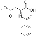 N-Benzoyl-L-aspartic acid 4-methyl ester molecular structure (CAS 39741-26-9)