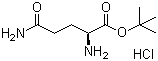 structure of CAS# 39741-62-3, L-Glutamine tert-butyl ester hydrochloride