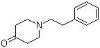 结构式 CAS# 39742-60-4, N-(2-苯乙基)-4-哌啶酮