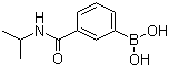 [3-(N-Isopropylaminocarbonyl)phenyl]boronic acid molecular structure (CAS 397843-69-5)