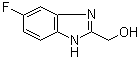structure of CAS# 39811-07-9, 5-Fluoro-2-hydroxymethylbenzimidazole