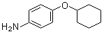 structure of CAS# 39905-48-1, 4-(Cyclohexyloxy)benzenamine;p-(Cyclohexyloxy)aniline; 4-(Cyclohexyloxy)aniline; 4-(Cyclohexyloxy)phenylamine