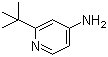 2-(1,1-Dimethylethyl)-4-pyridinamine molecular structure (CAS 39919-69-2)
