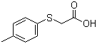 4-Methylphenylthioacetic acid molecular structure (CAS 3996-29-0)