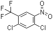 2,4-Dichloro-5-nitrobenzotrifluoride molecular structure (CAS 400-70-4)