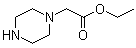 structure of CAS# 40004-08-8, Ethyl piperazinoacetate;1-Piperazineacetic acid ethyl ester; Ethyl 1-piperazineacetate; Ethyl 1-piperazinylacetate; Ethyl 2-(piperazin-1-yl)acetate; Ethyl 2-piperazinoacetate