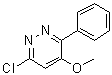 6-Chloro-4-methoxy-3-phenylpyridazine molecular structure (CAS 40020-02-8)