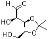 structure of CAS# 40031-36-5, 3,4-O-(1-Methylethylidene)-L-arabinose