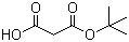 structure of CAS# 40052-13-9, 3-tert-Butoxy-3-oxopropanoic acid;Propanedioic acid mono(1,1-dimethylethyl) ester
