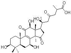 20-Hydroxyganoderic acid G molecular structure (CAS 400604-12-8)