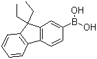 9,9-Diethylfluorene-2-boronicacid molecular structure (CAS 400607-30-9)