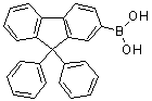 structure of CAS# 400607-31-0, (9,9-Diphenyl-9H-fluoren-2-yl)boronic acid