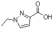 结构式 CAS# 400755-44-4, 1-乙基-1H-吡唑-3-羧酸
