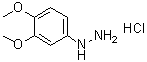 结构式 CAS# 40119-17-3, 3,4-二甲氧基苯肼盐酸盐