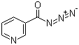 叠氮烟酸甲酰分子结构 (CAS 4013-72-3)