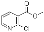 2-氯吡啶-3-甲酸甲酯分子结构 (CAS 40134-18-7)