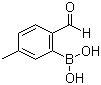 2-Formyl-5-methylphenylboronic acid molecular structure (CAS 40138-17-8)