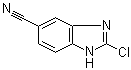 2-Chloro-1H-benzimidazole-6-carbonitrile molecular structure (CAS 401567-00-8)