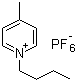 结构式 CAS# 401788-99-6, 1-丁基-4-甲基吡啶六氟磷酸盐