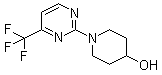 structure of CAS# 401930-07-2, 1-[4-(Trifluoromethyl)-2-pyrimidinyl]-4-piperidinol