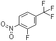 structure of CAS# 402-12-0, 3-Fluoro-4-nitrobenzotrifluoride;2-Fluoro-1-nitro-4-(trifluoromethyl)benzene