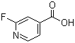 structure of CAS# 402-65-3, 2-Fluoroisonicotinic acid;2-Fluoro-4-pyridinecarboxlic acid