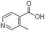 3-Methyl-4-pyridinecarboxylic acid molecular structure (CAS 4021-12-9)