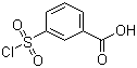 3-(Chlorosulfonyl)benzoic acid molecular structure (CAS 4025-64-3)