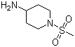 结构式 CAS# 402927-97-3, 1-甲磺酰基-4-氨基哌啶