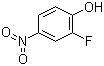 结构式 CAS# 403-19-0, 2-氟-4-硝基苯酚