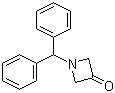 1-二苯甲基氮杂环丁烷-3-酮分子结构 (CAS 40320-60-3)
