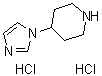4-(1H-Imidazol-1-yl)piperidine dihydrochloride molecular structure (CAS 403492-40-0)