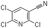 结构式 CAS# 40381-92-8, 2,5,6-三氯吡啶-3-甲腈