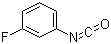3-氟苯基异氰酸酯分子结构 (CAS 404-71-7)