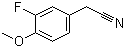 结构式 CAS# 404-90-0, 3-氟-4-甲氧基苯乙腈