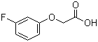2-(3-氟苯氧基)乙酸分子结构 (CAS 404-98-8)