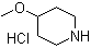 4-Methoxypiperidine hydrochloride molecular structure (CAS 4045-25-4)