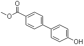 结构式 CAS# 40501-41-5, 4'-羟基-4-联苯羧酸甲酯