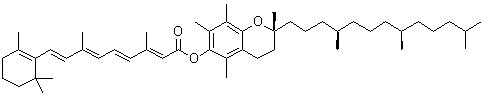 d-alpha-Tocopherol retinoate molecular structure (CAS 40516-49-2)