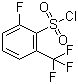 2-Fluoro-6-trifluoromethylbenzenesulfonyl chloride molecular structure (CAS 405264-04-2)